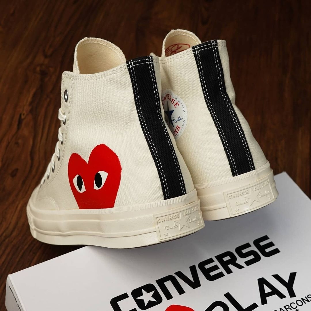 CONVERSE CHUCK 70 HI X COMME DES GARCONS CDG WHITE