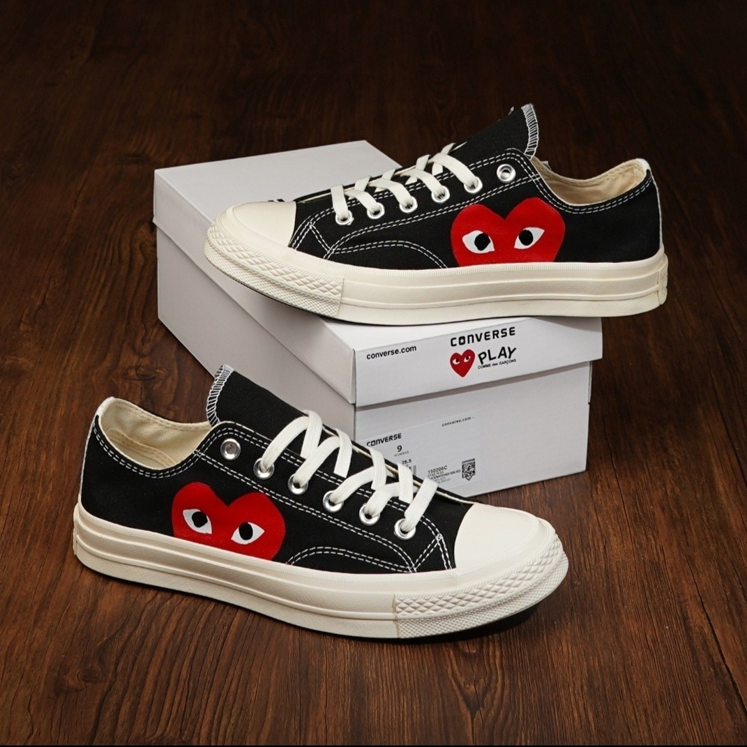 CONVERSE CHUCK 70 OX X COMME DES GARCONS CDG BLACK