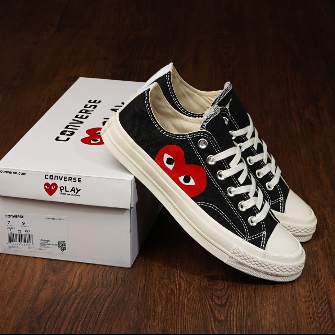 CONVERSE CHUCK 70 OX X COMME DES GARCONS CDG BLACK