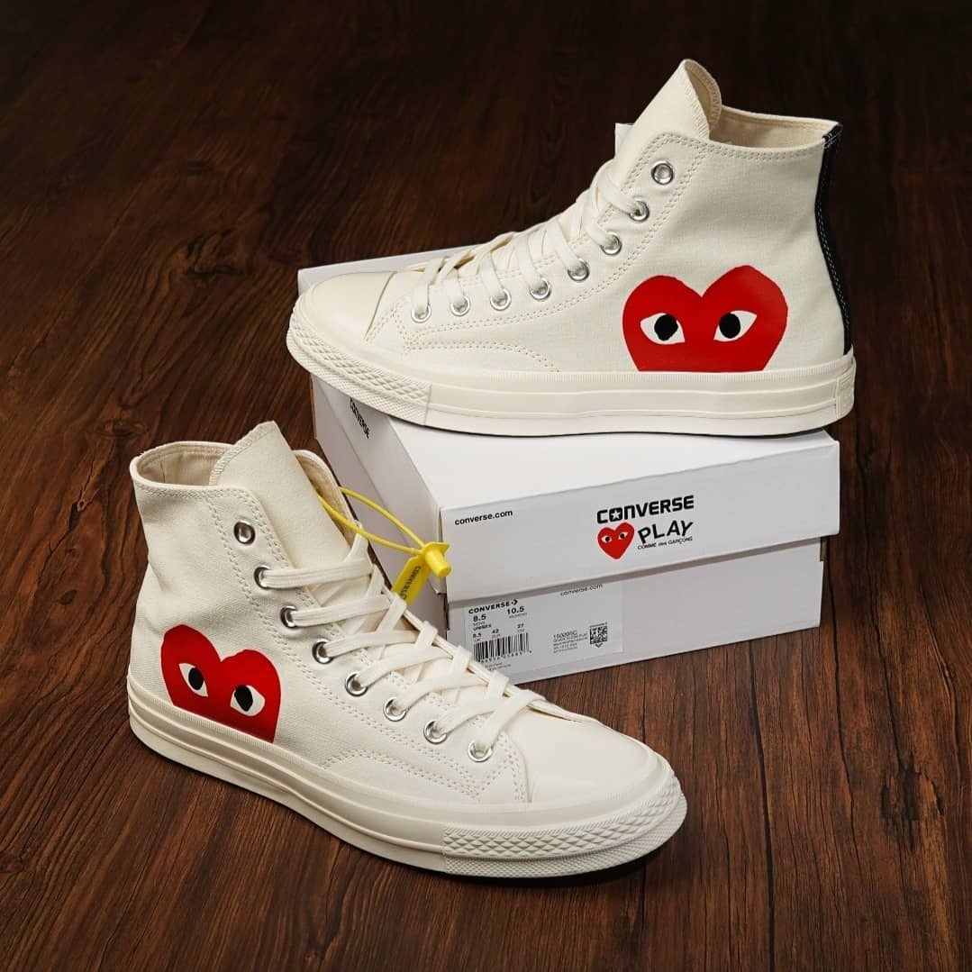 CONVERSE CHUCK 70 HI X COMME DES GARCONS CDG WHITE