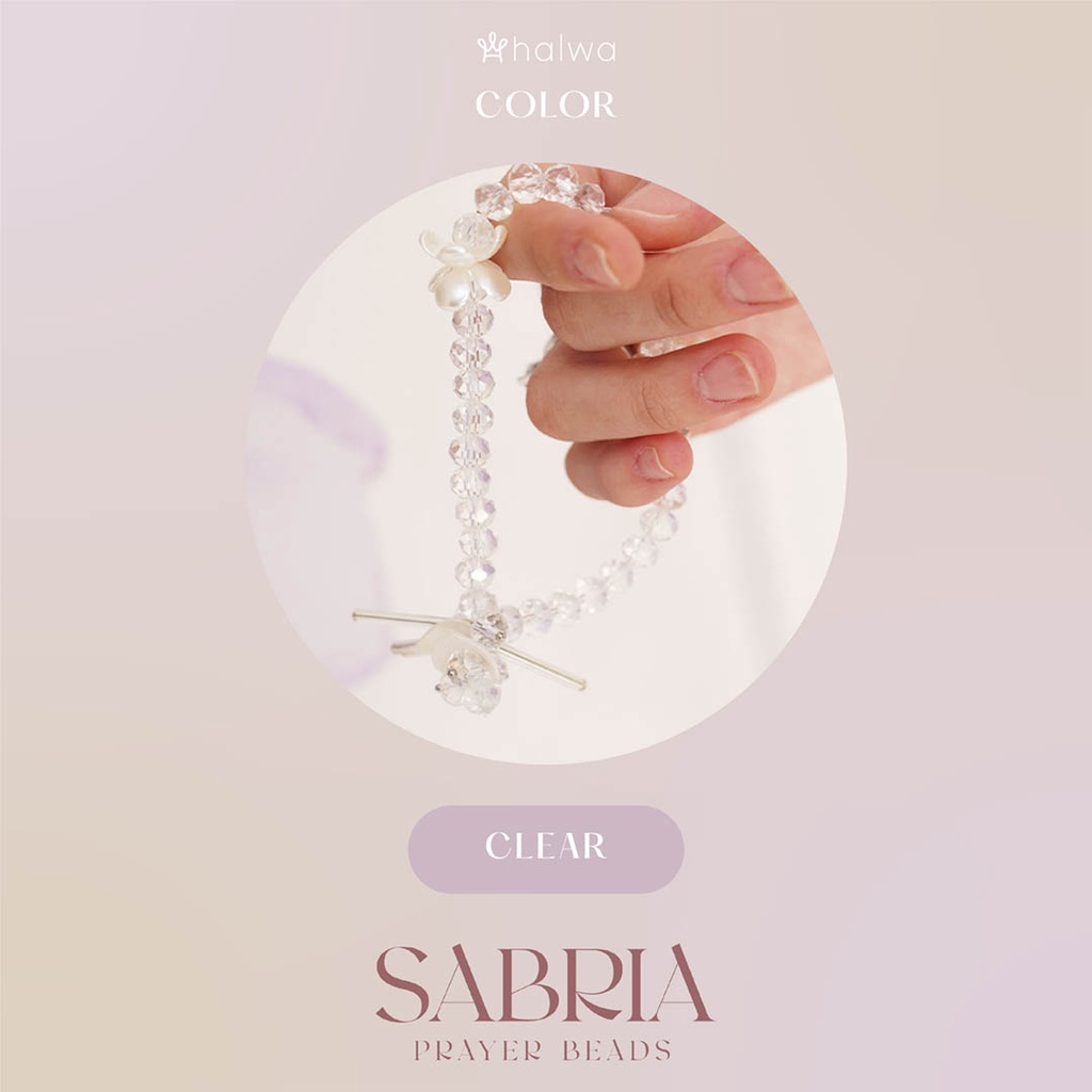 Sabria Clear Prayer Beads 