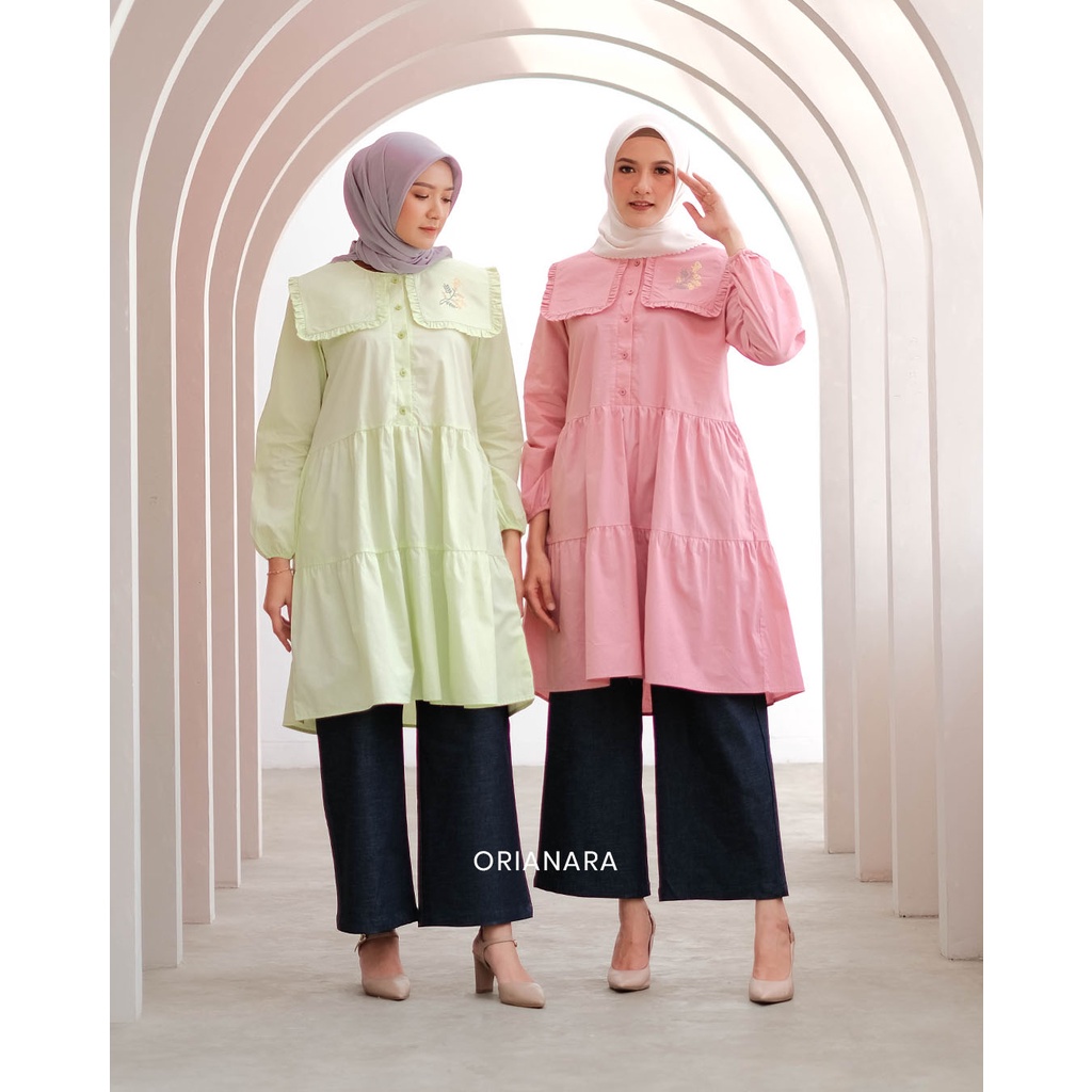 Eshal Tunik Coral Pink