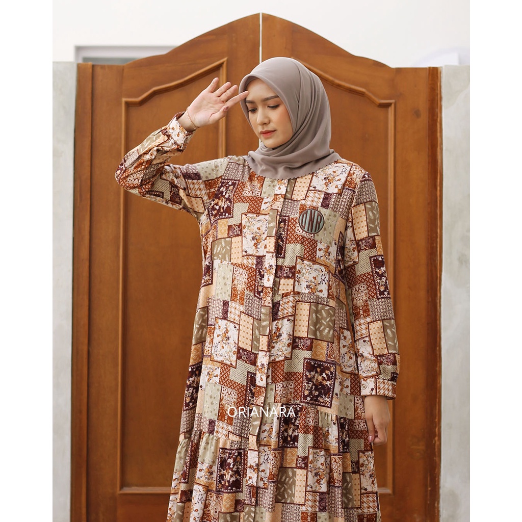 Orianara - Anniken Dress Brown