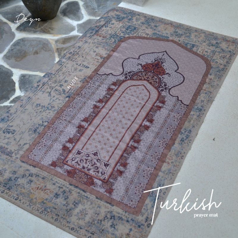 TURKISH PRAYER MAT - NUDE