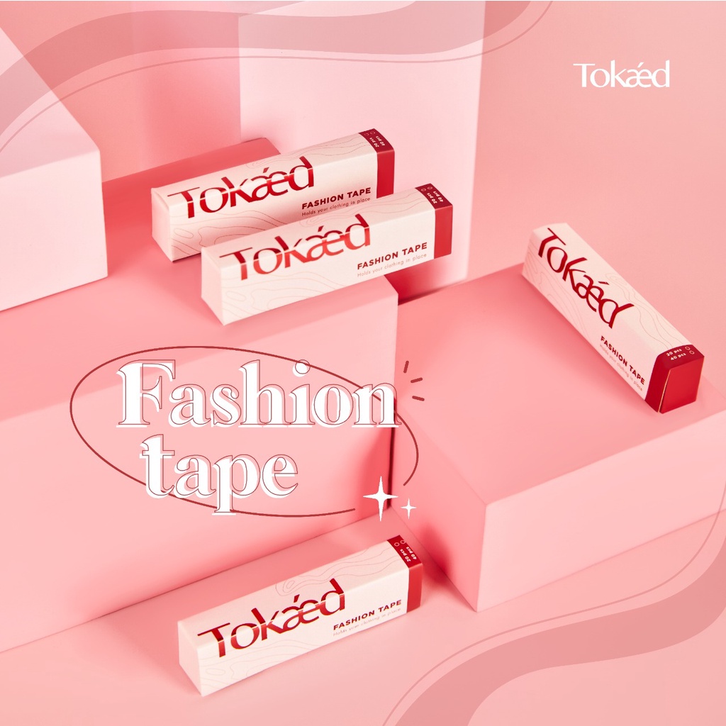 TOKAED Fashion Tape | Double Tip Baju Solatip Safety Tape