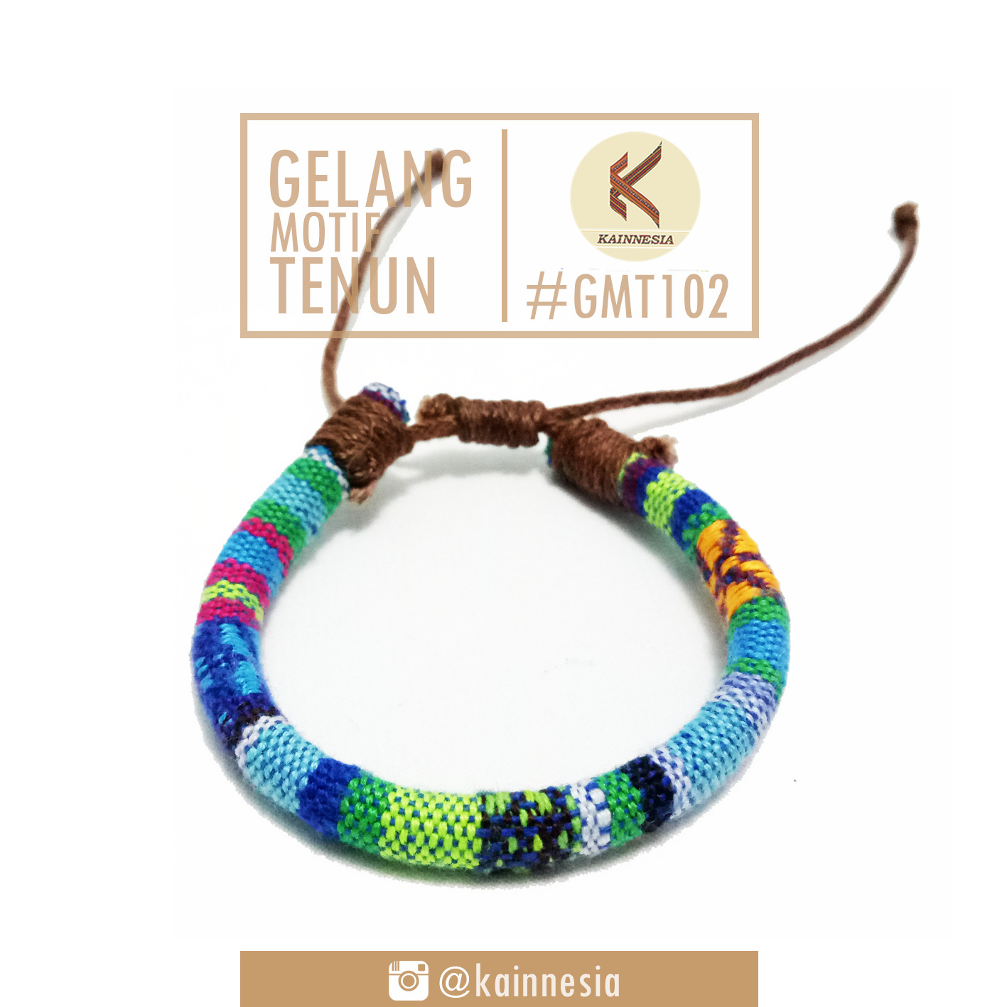 GELANG - MOTIF TENUN - BIRU 102