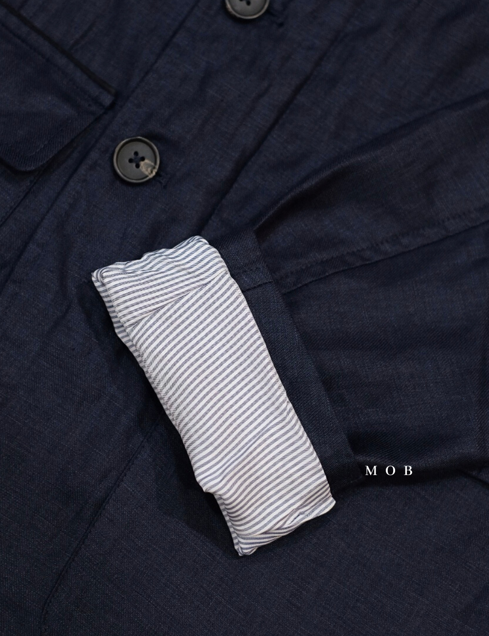 MDJ03001 Navy Linen Jacket (XL ONLY)