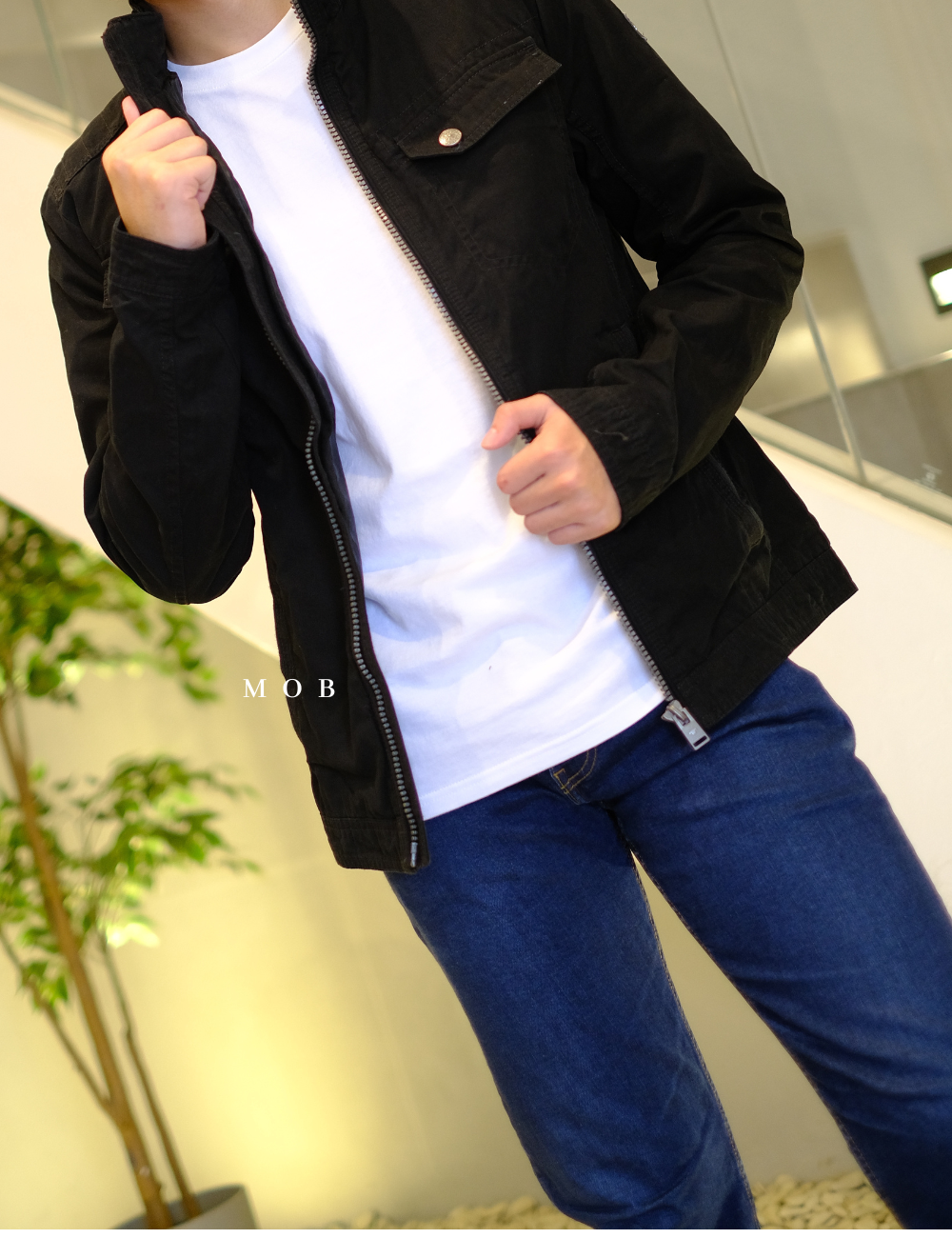 TTJ01001B Utility Jacket Black