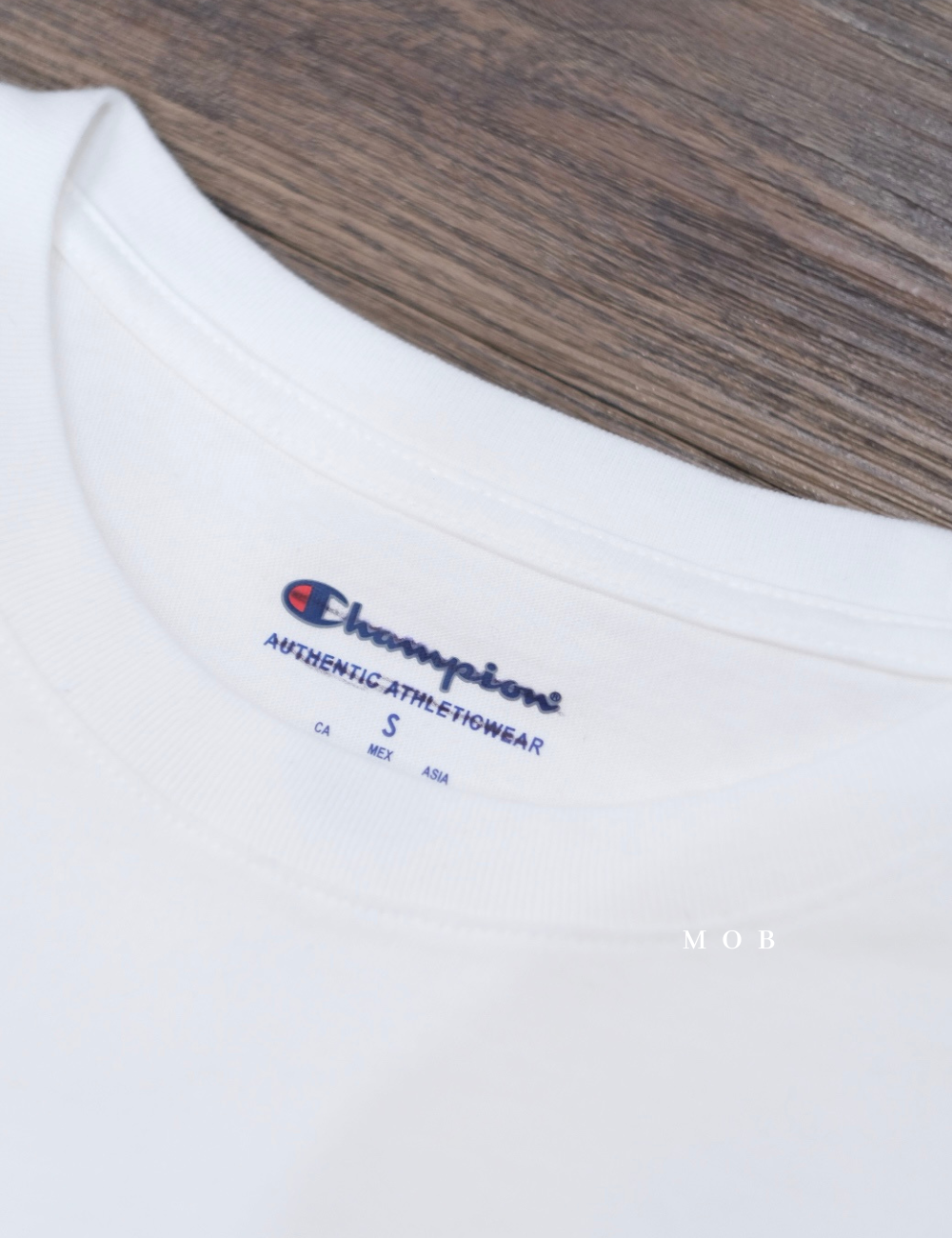 CHMPSST2009A White Small Logo SS Tee