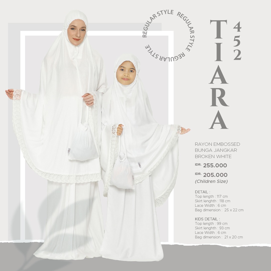 Tatuis Mukena Tiara 452 Broken White
