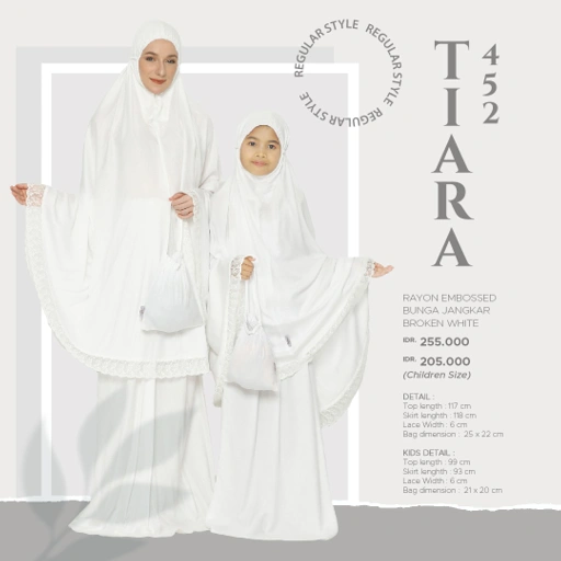 Tatuis Mukena Tiara 452 Broken White