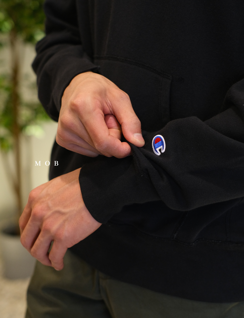 CHMPHOD1602A Phys.Ed Team Hoodie Black