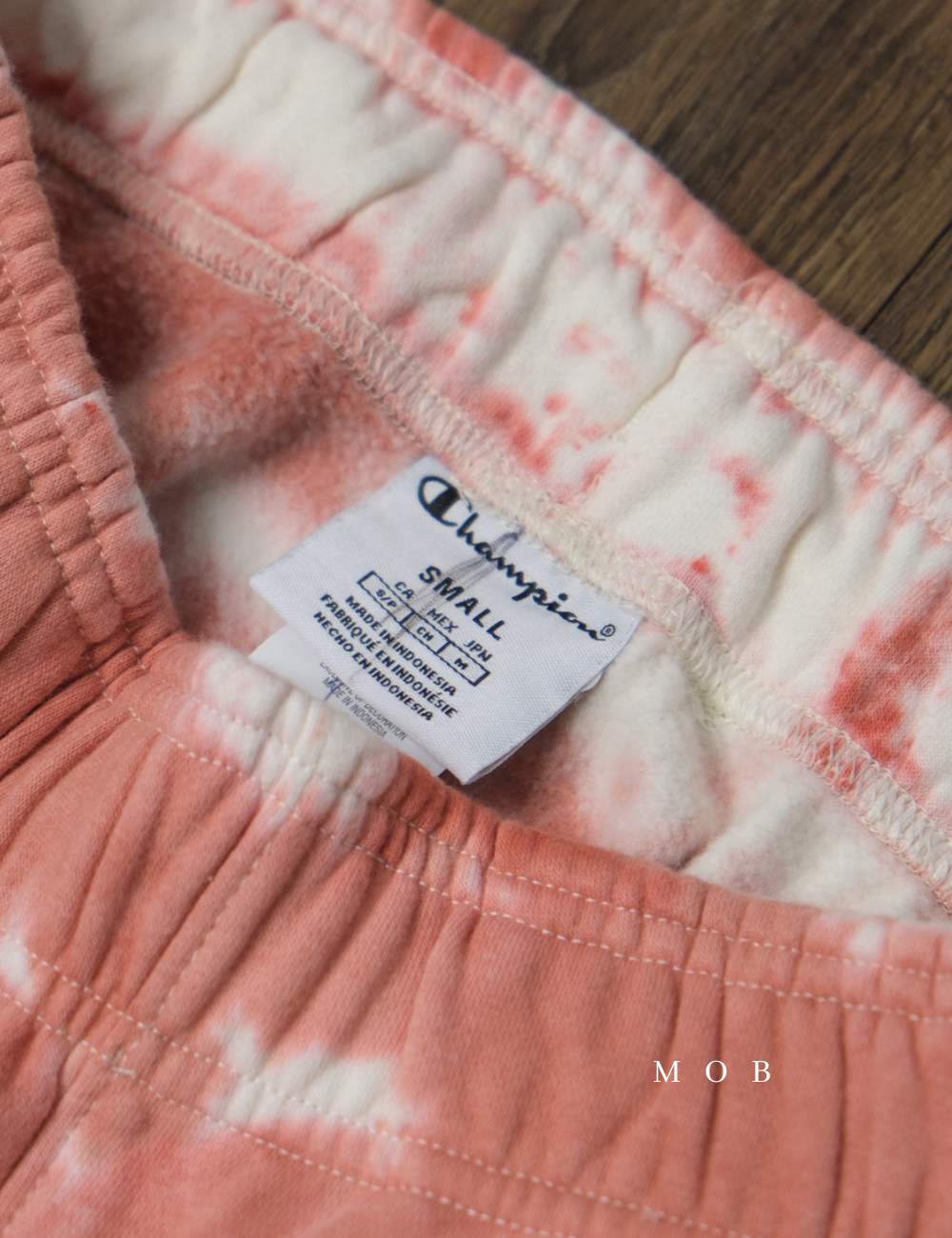 CHMPJP08001B Unity Dye Jogger Coral Peach