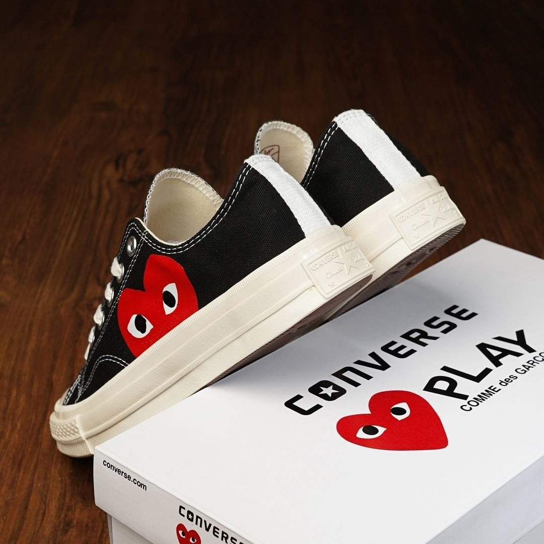 CONVERSE CHUCK 70 OX X COMME DES GARCONS CDG BLACK