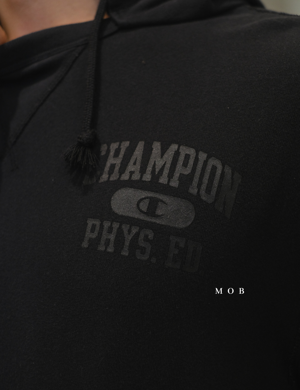 CHMPHOD1602A Phys.Ed Team Hoodie Black