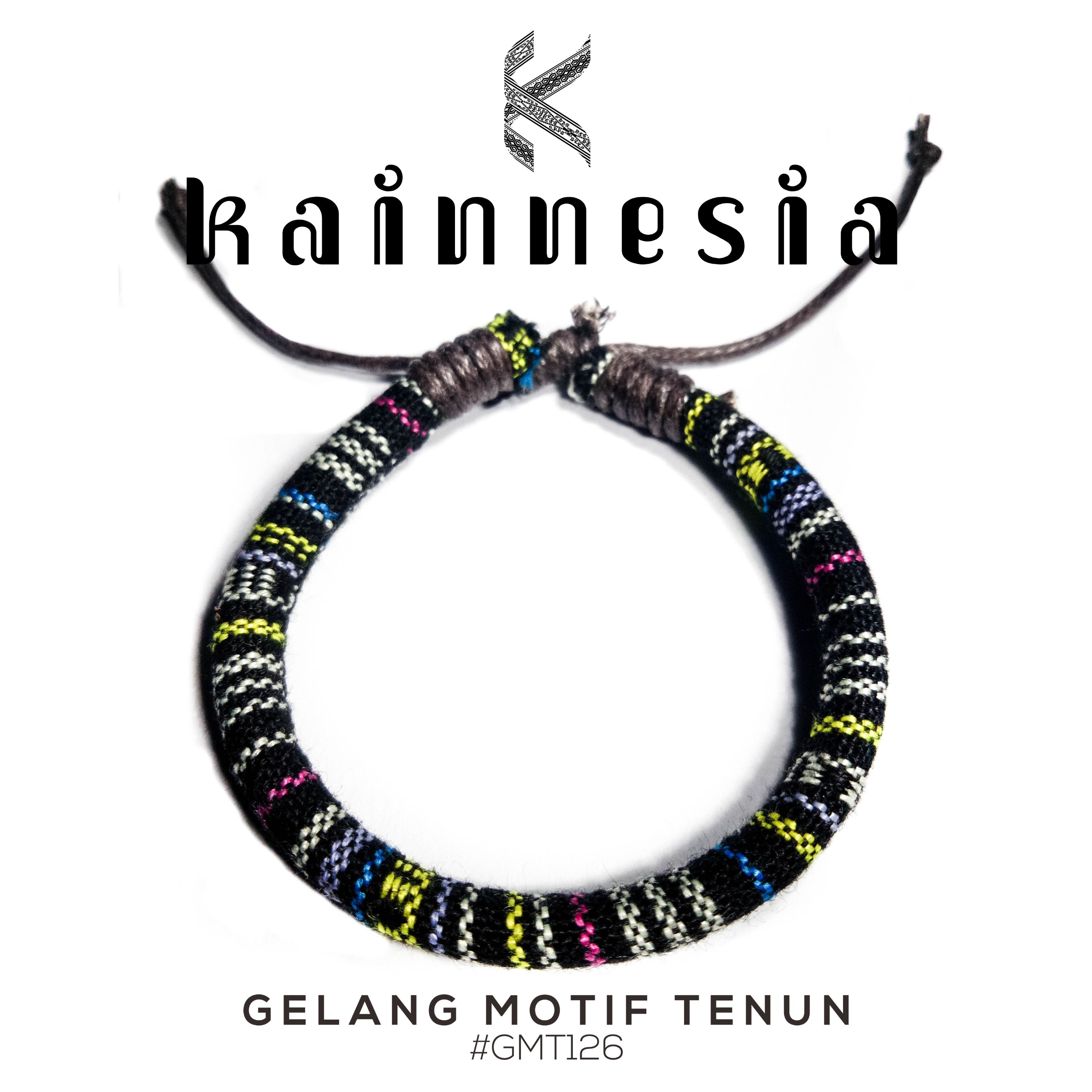 GELANG - MOTIF TENUN - HITAM 126
