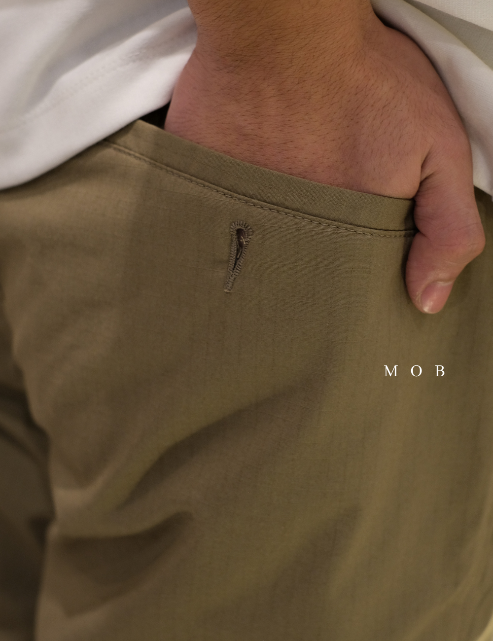 UNQPT1106 Heattech Warm-Lined Pants Single Pocket Khaki
