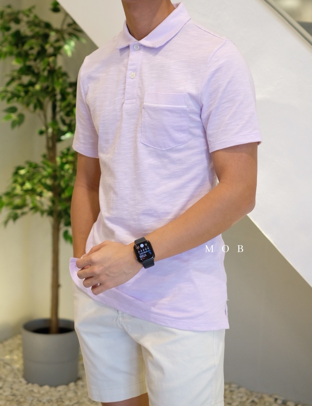 GFPS02002 Basic Polo Tee Crystal Violet