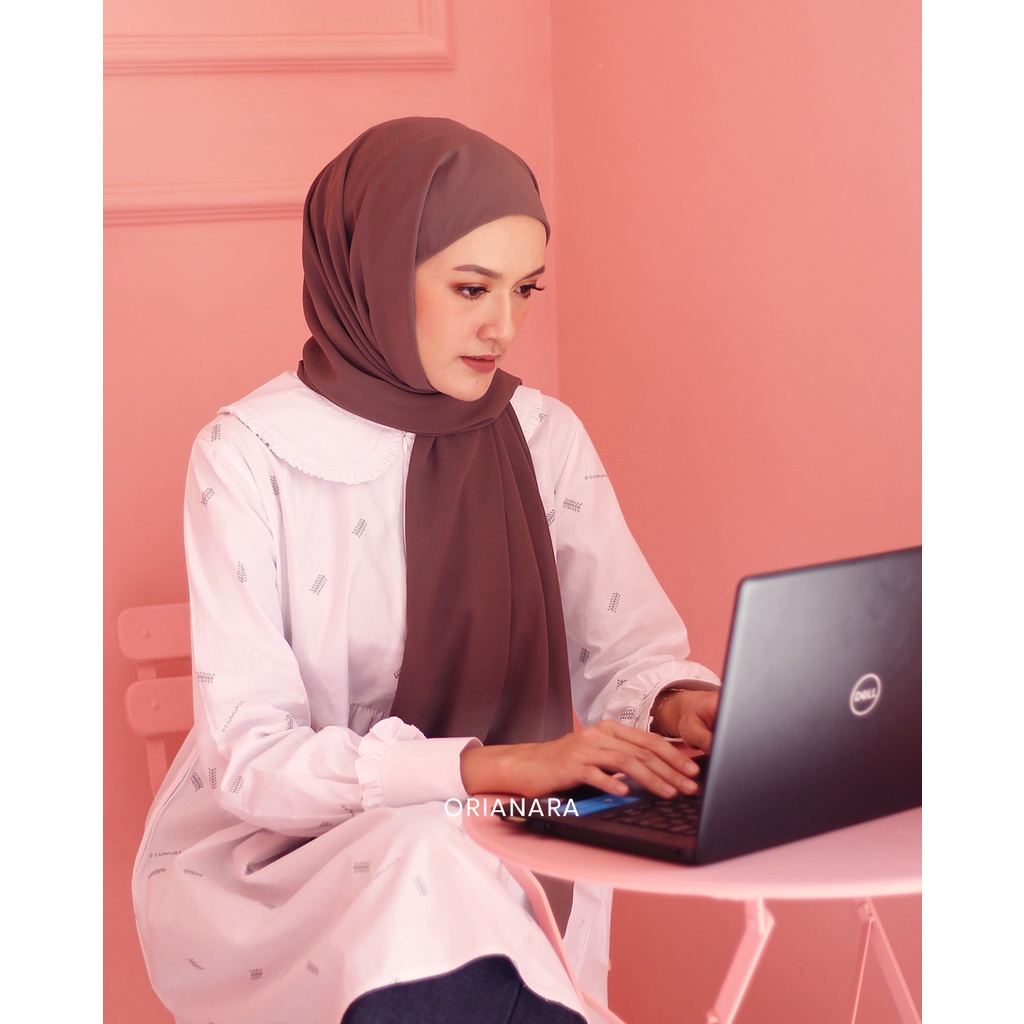 Orianara - Sausan Pashmina Instan Mocca