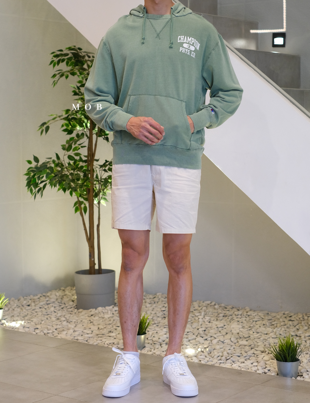 CHMPHOD1602C Phys.Ed Team Hoodie Green
