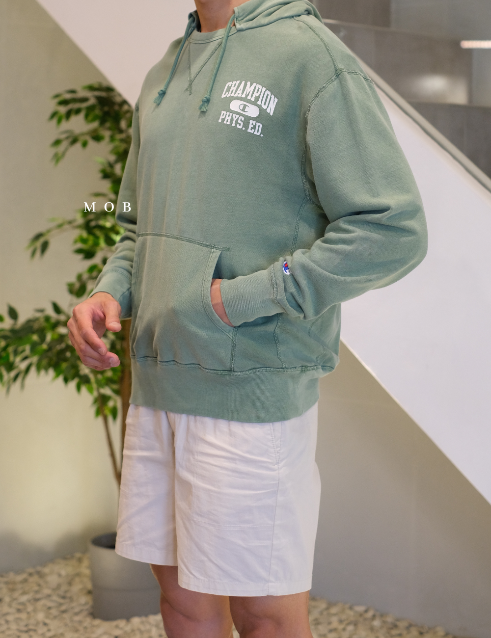 CHMPHOD1602C Phys.Ed Team Hoodie Green