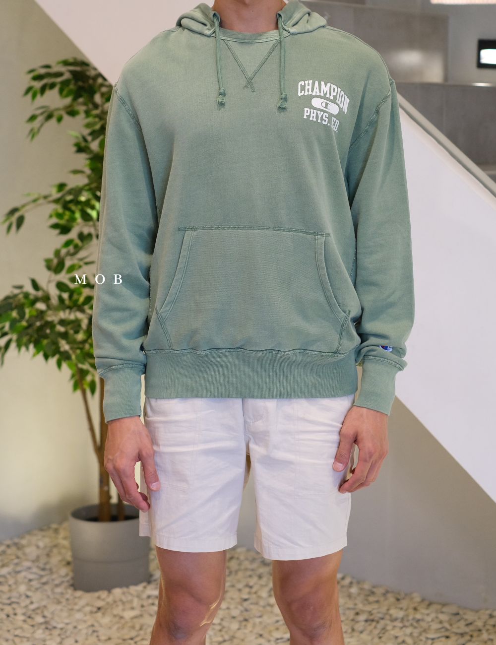 CHMPHOD1602C Phys.Ed Team Hoodie Green