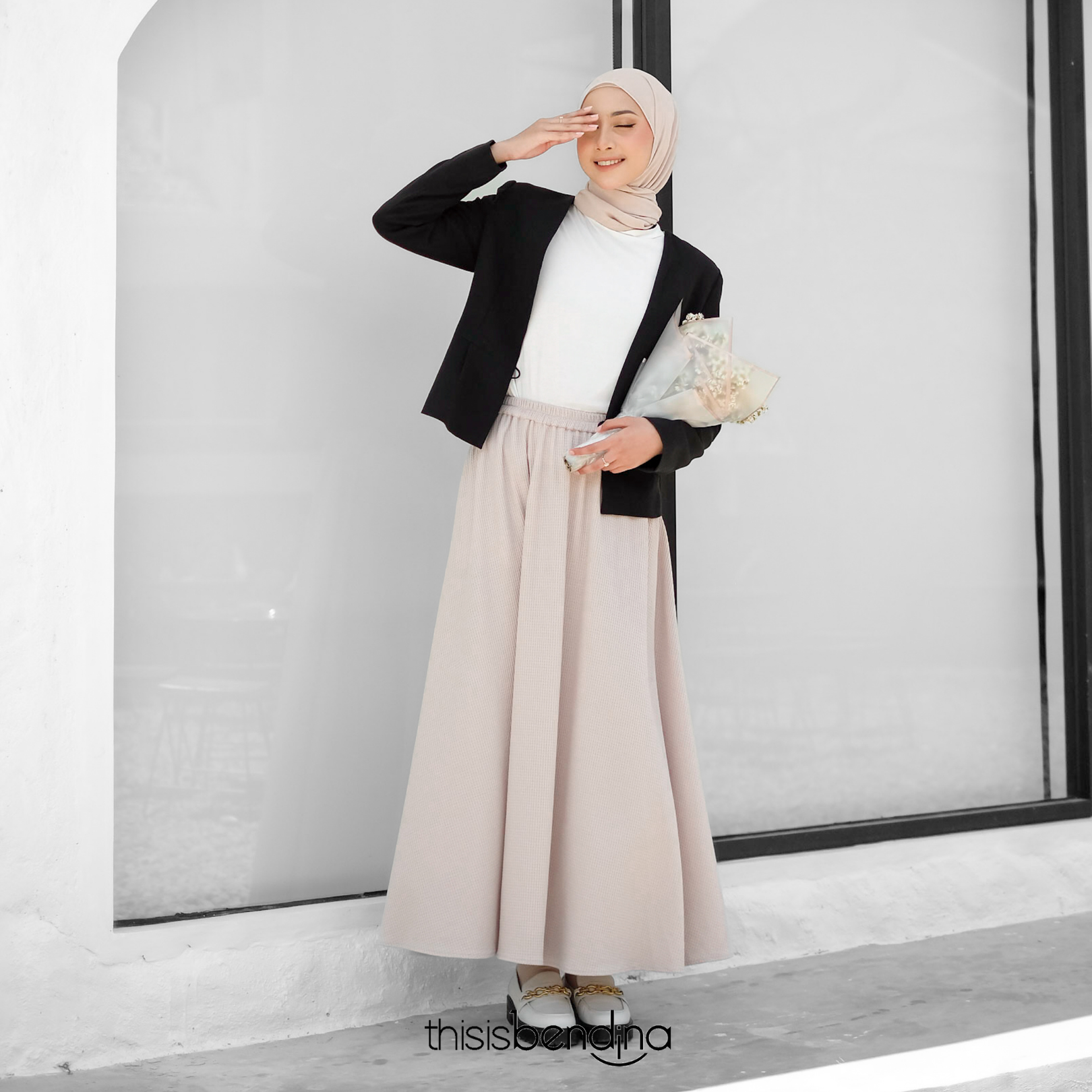 Cirle Skirt Khaki