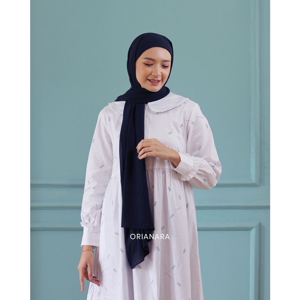 Orianara - Sausan Pashmina Instan Navy