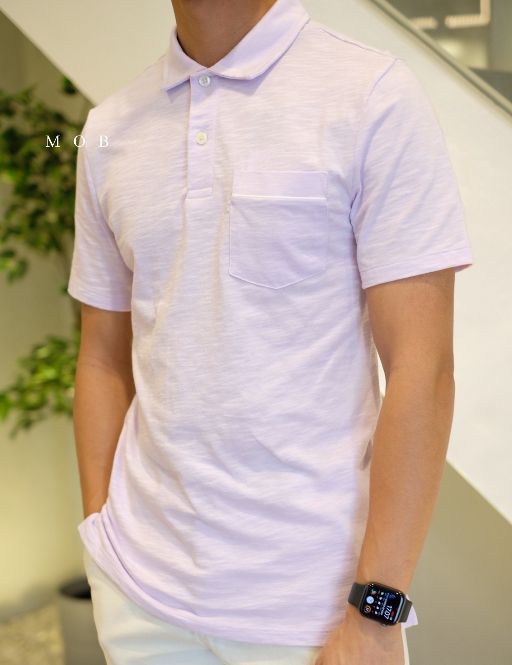 GFPS02002 Basic Polo Tee Crystal Violet