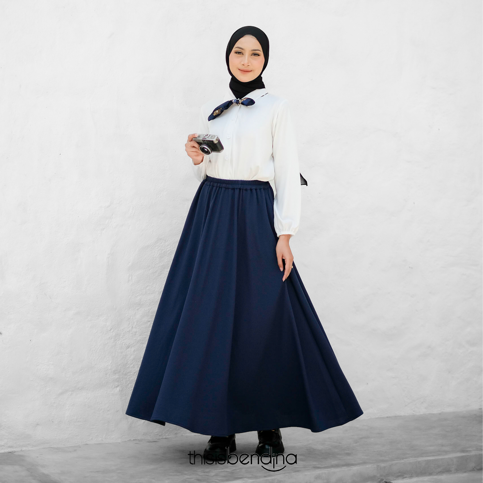 Cirle Skirt Navy