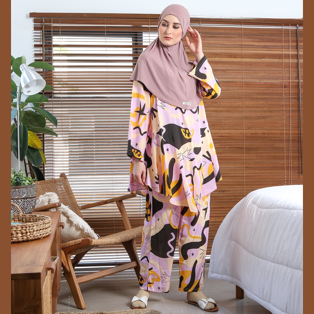 Homey Set Tunic and Pants - Setelan Celana Viscose Daily