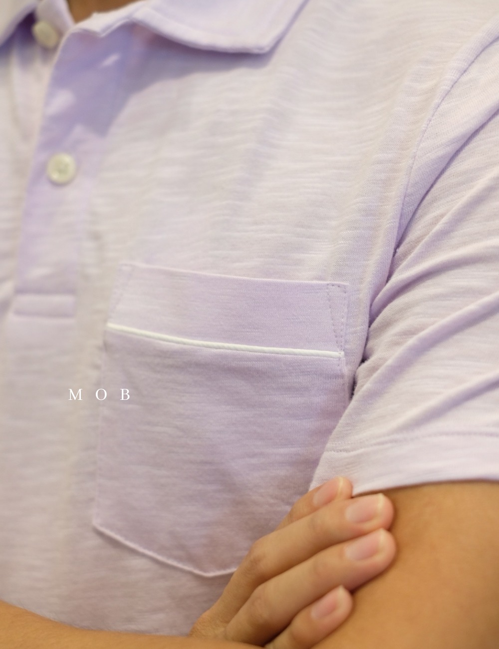 GFPS02002 Basic Polo Tee Crystal Violet