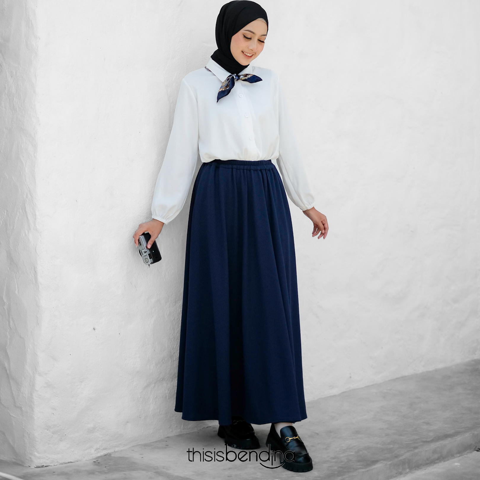 Cirle Skirt Navy