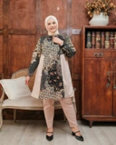 Dahayu Tunik - Black | Atasan Tunik Bigsize Jumbo