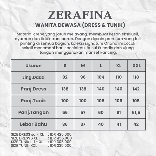 Zerafina Tunik Green