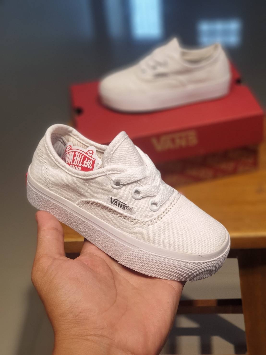 KIDS - VANS AUTHENTIC ALL WHITE