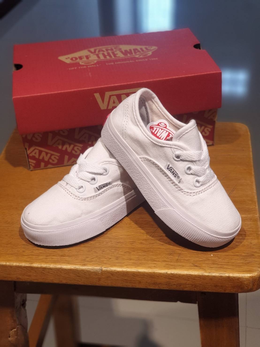 KIDS - VANS AUTHENTIC ALL WHITE