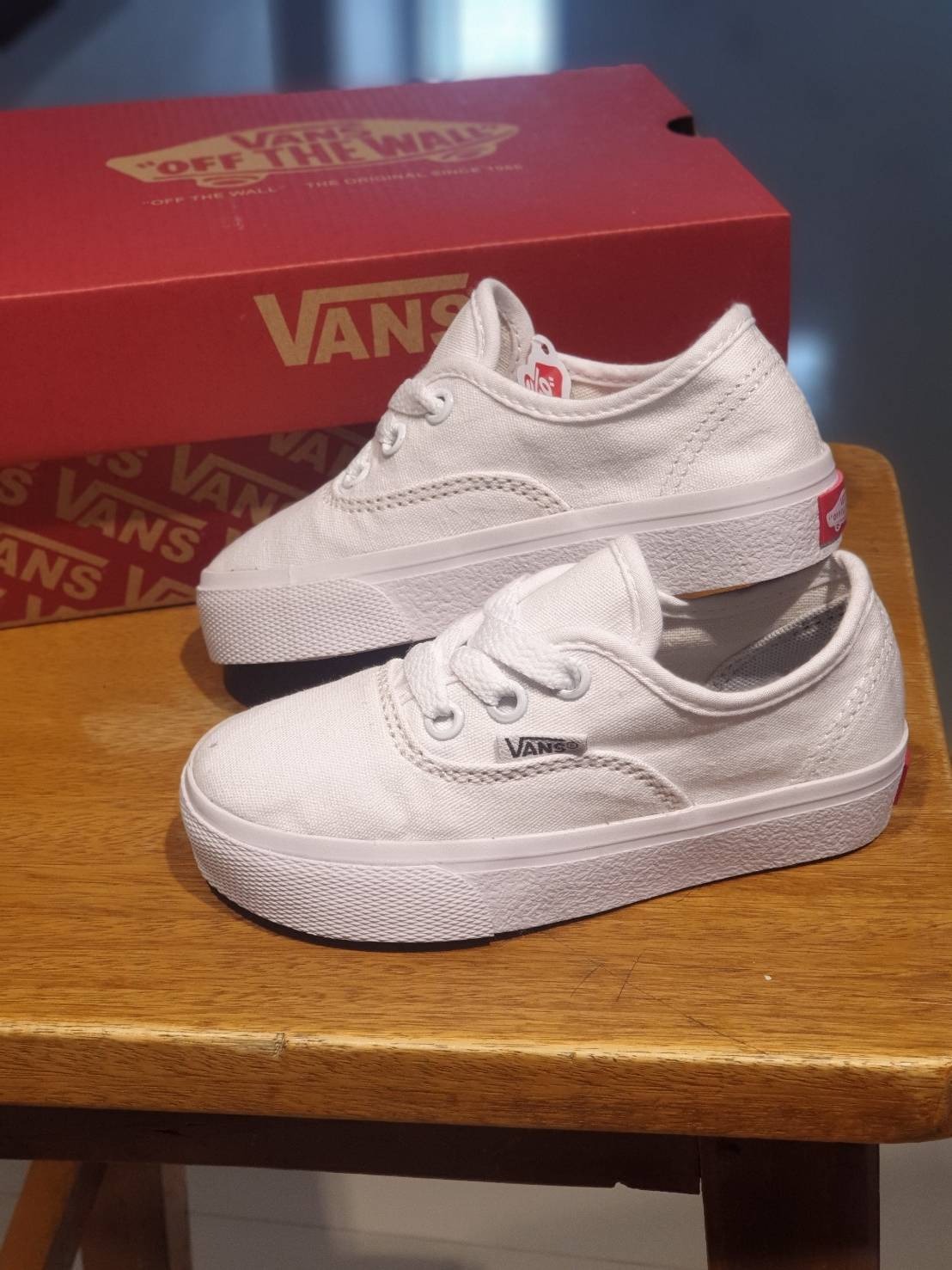 KIDS - VANS AUTHENTIC ALL WHITE