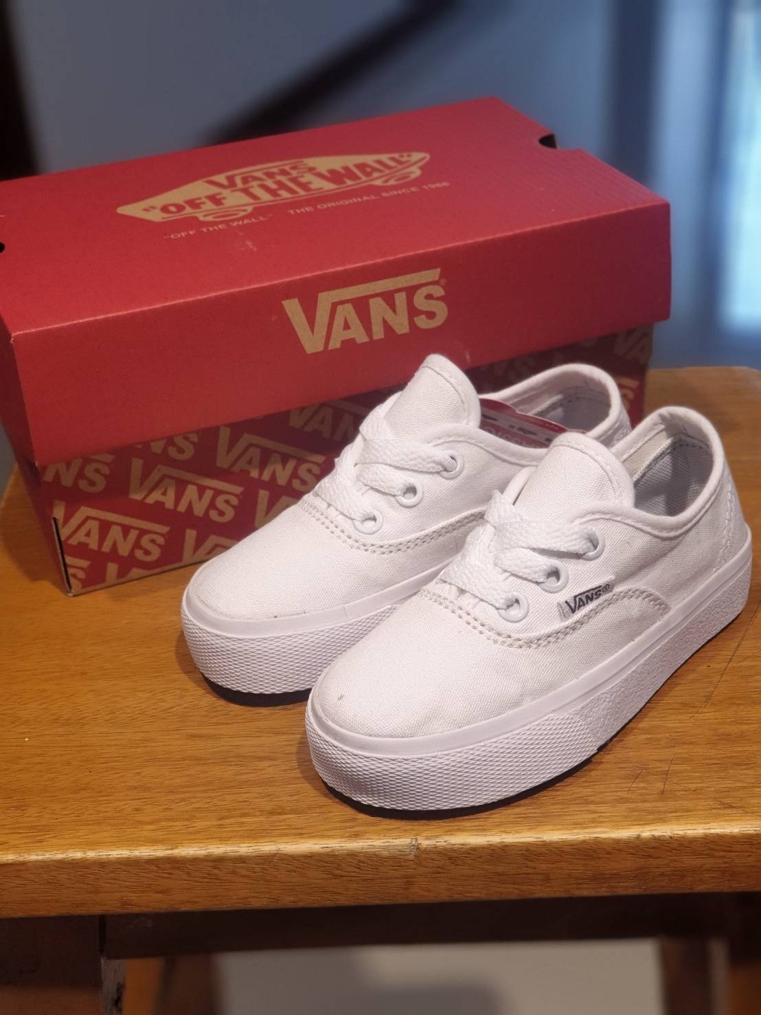 KIDS - VANS AUTHENTIC ALL WHITE