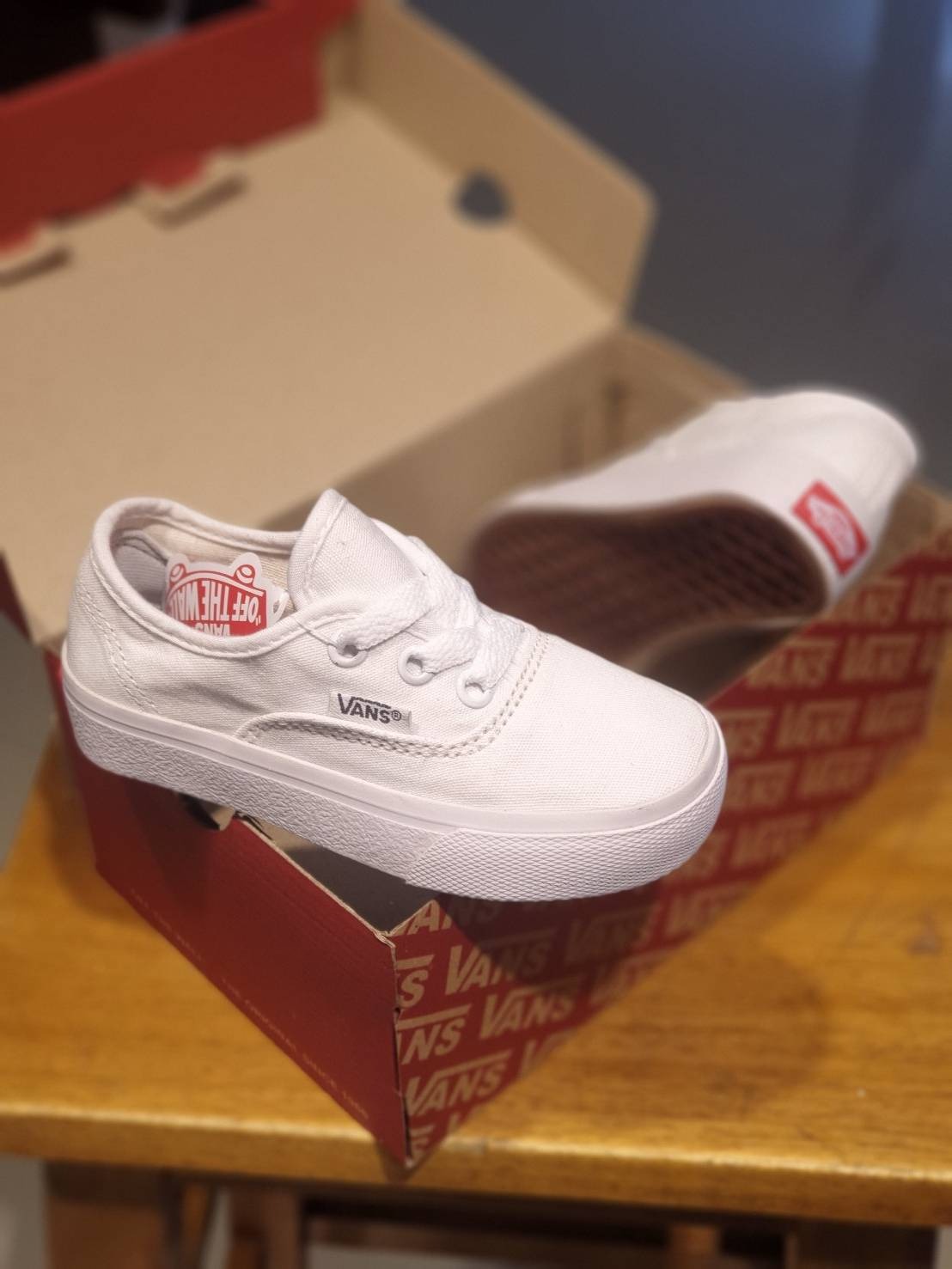 KIDS - VANS AUTHENTIC ALL WHITE