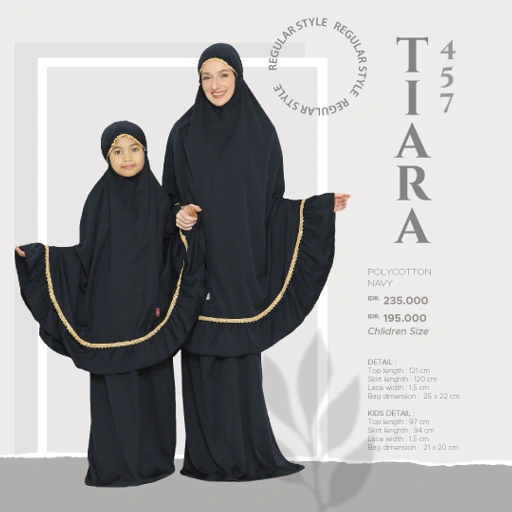 Image of Tatuis Mukena Tiara 457 Navy