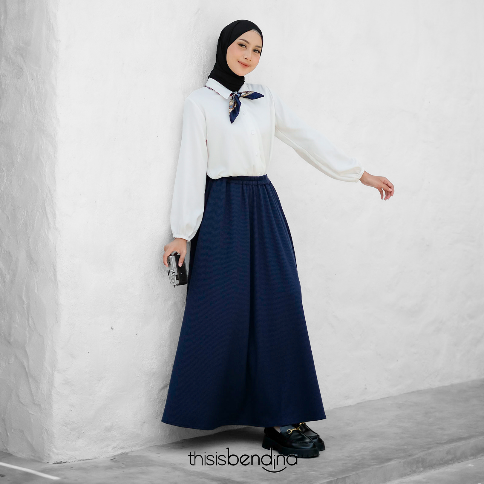 Cirle Skirt Navy