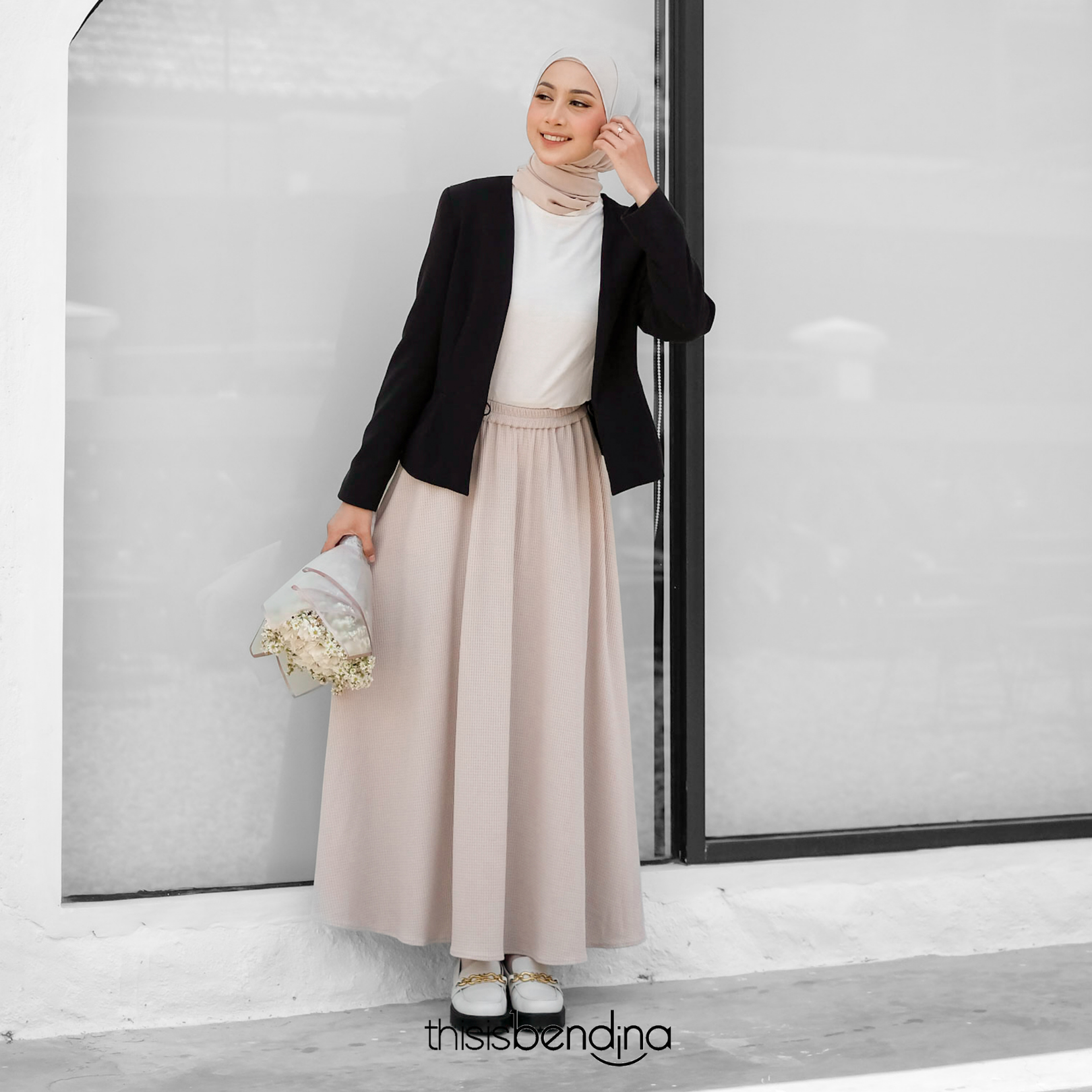 Cirle Skirt Khaki