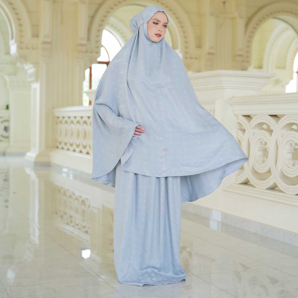 Syahira Lavender Grey Prayer Robe