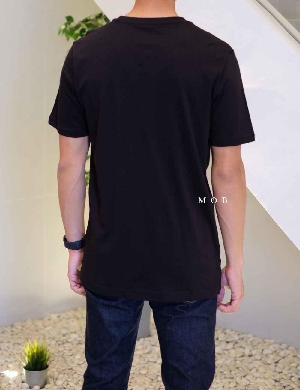 PMSST03004B Brand Graphic Logo SS Tee Black