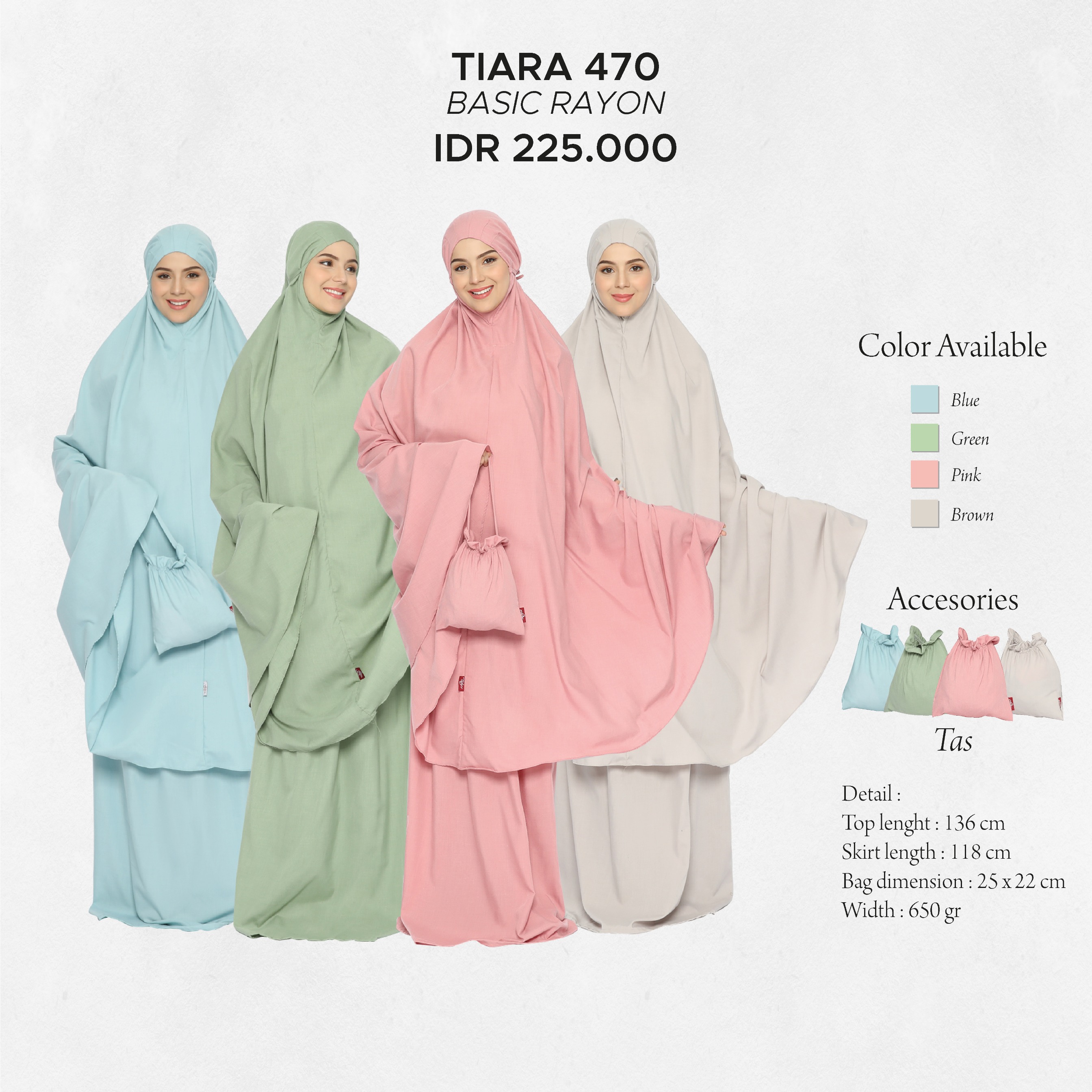 Tatuis Mukena Tiara 470 Young Series