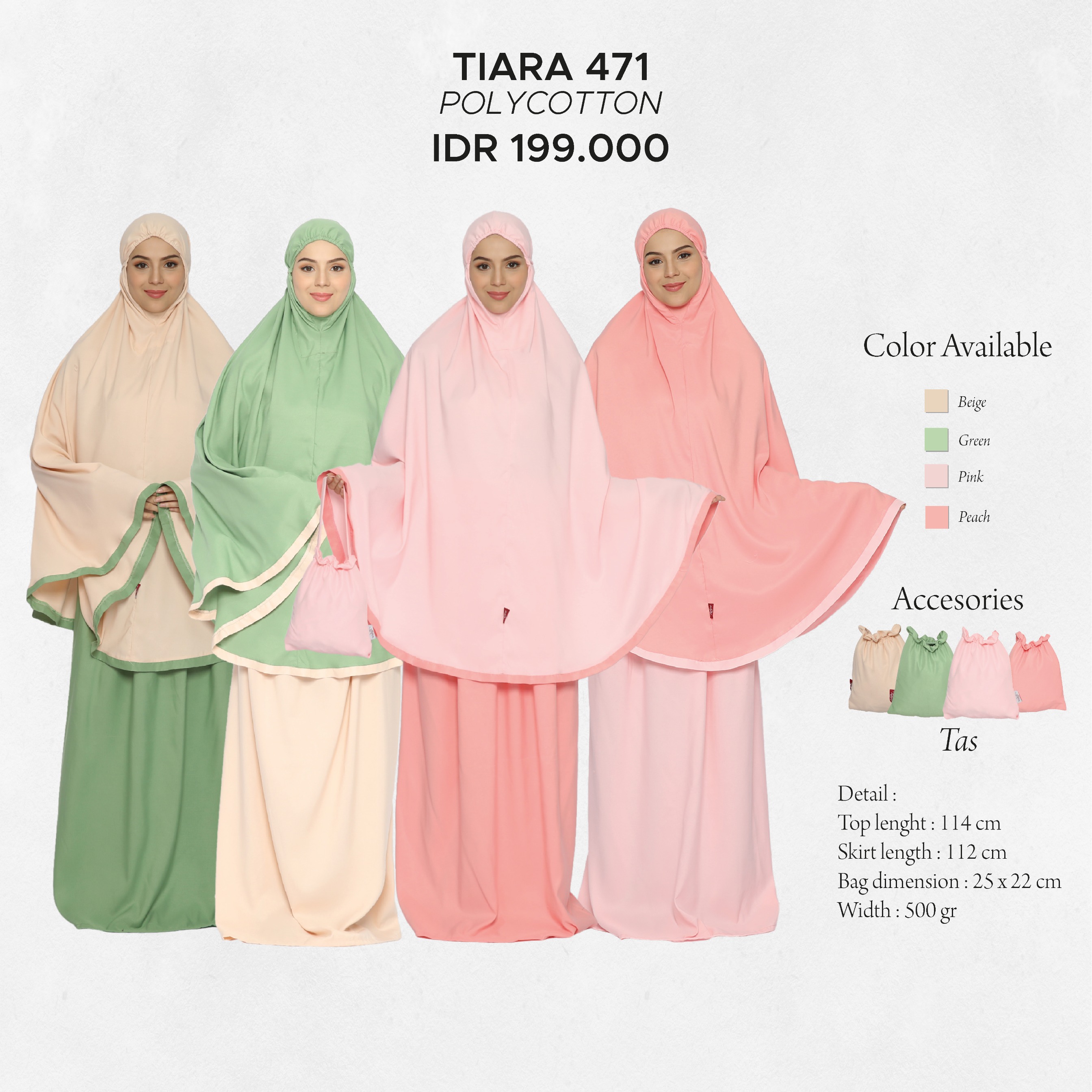 Tatuis Mukena Tiara 471 Young Series