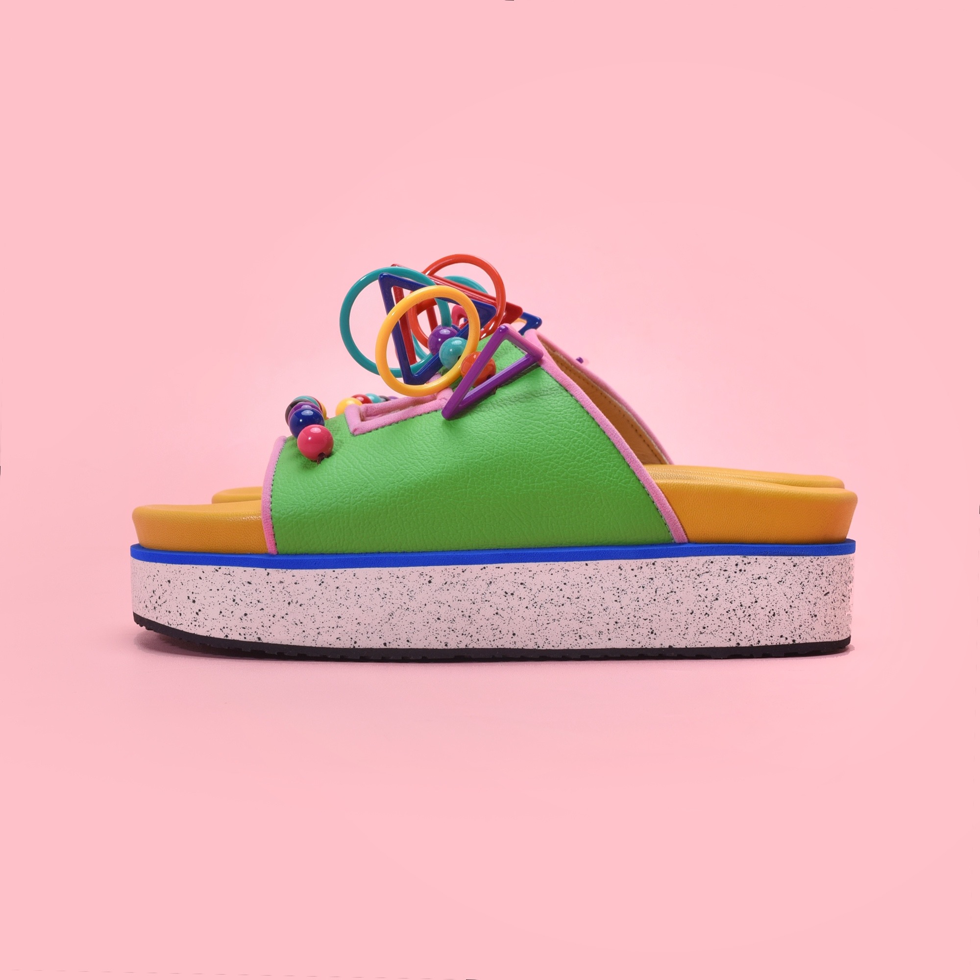 Darcy Green Sandals