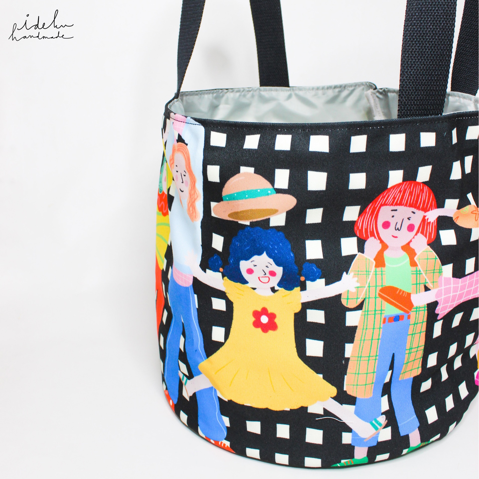 Tas Sayur Fancy Faces Black