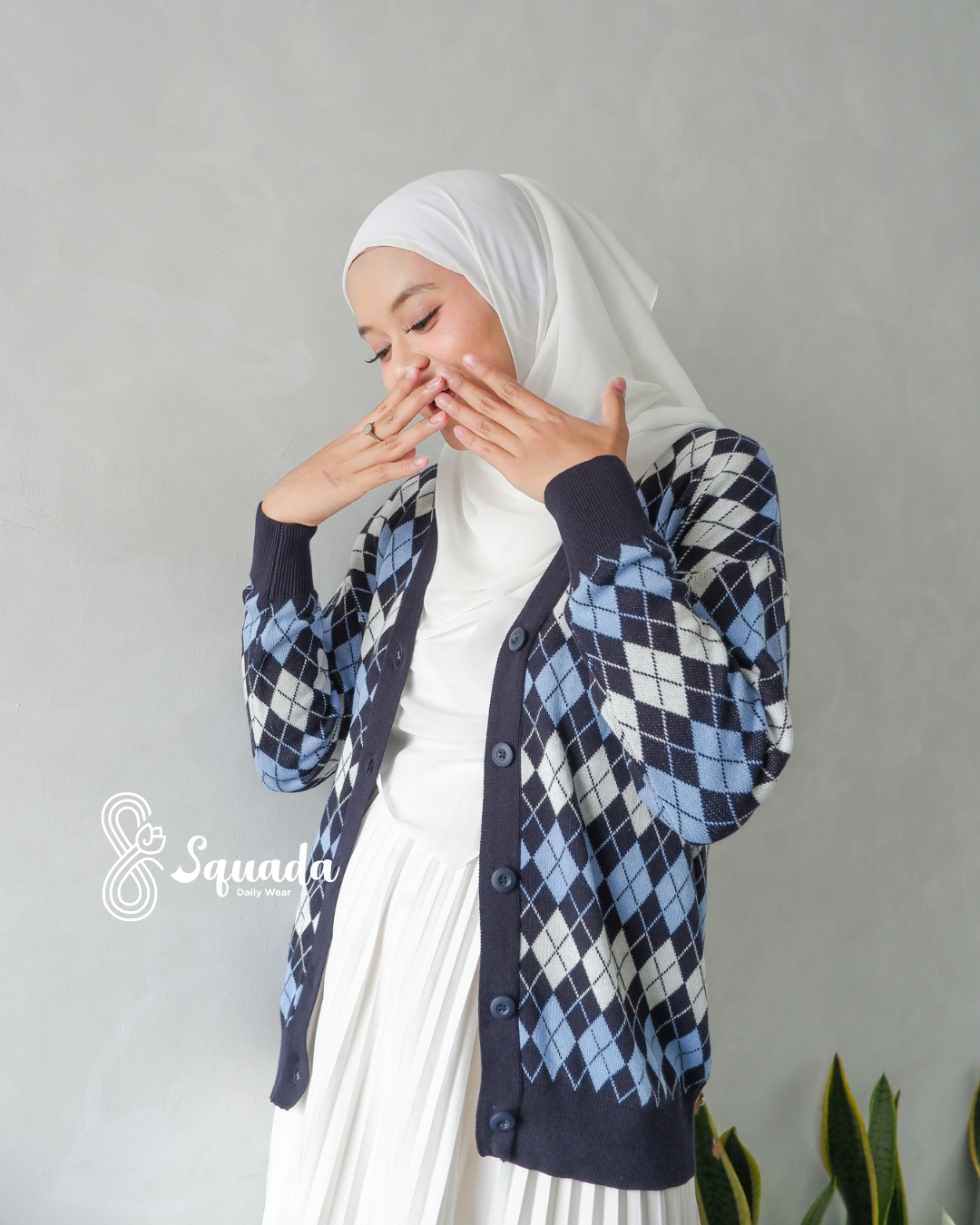 Nami Knit Cardigan (Navy) 